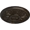 Ekena Millwork Edinburgh Ceiling Medallion (Fits Canopies up to 5 1/4"), Hand-Painted Stone Hearth, 18"OD x 1 3/4"P CM18EDSHF - alternate 4